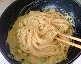 海老とアボカドのクリームスパゲッティ作り方6写真
