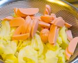 蒸キャベツのカレーマヨサラダ作り方1写真