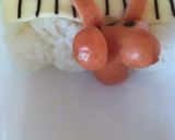 キャラ弁♪ウィンナー1本でピアノくまたん作り方4写真