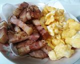ベーコン卵の野菜サラダ♡作り方2写真