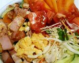 ベーコン卵の野菜サラダ♡作り方3写真
