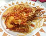シェフ直伝！ロブスターエビのスパゲティー作り方8写真