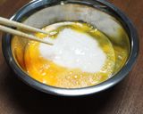 介護食【やわらかとろろ入りオムレツ】作り方2写真