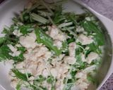 簡単！豆腐＆水菜のマヨポンわさび和え♡作り方8写真