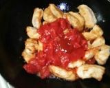 鳥むね肉のトマトピリ辛炒め作り方4写真
