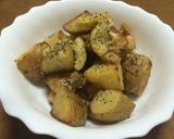 俺流！鶏皮とポテトの塩レモン炒め作り方6写真