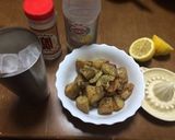俺流！鶏皮とポテトの塩レモン炒め作り方7写真