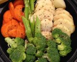 ☆タジン鍋で蒸し蒸し野菜☆作り方1写真