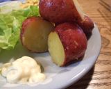 赤いじゃがいもの塩バター焼き作り方5写真