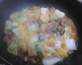 すき焼き卵とじ丼作り方4写真