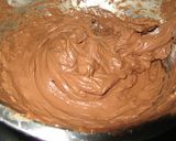 チョコスプレッドdeチョコスフレケーキ♪作り方2写真