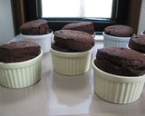 チョコスプレッドdeチョコスフレケーキ♪作り方4写真