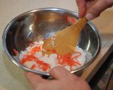 バターご飯☆紅ショウガ混ぜ作り方3写真