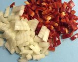 ＊鶏肉バジル炒め＊作り方1写真