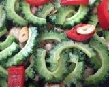 超簡単！ゴーヤと鶏のニンニク味噌炒め♡作り方4写真