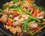 韓国風 豚キムチそうめん作り方3写真