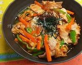 韓国風 豚キムチそうめん作り方8写真