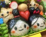 簡単！七夕☆織り姫♡彦星★キャラ弁☆作り方6写真