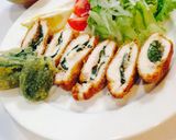 モッツァレラ＆大葉の漬け込み☆チキンかつ作り方9写真