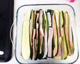簡単！ズッキーニとベーコンの重ね焼き作り方4写真