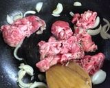 インゲンと牛肉の胡麻味噌炒め作り方4写真