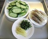 きゅうりと香味野菜の浅漬け作り方1写真