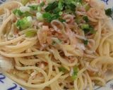 しらすネギと明太子のバター風味パスタ作り方5写真