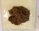 カレーリメイク夜食★簡単！焼きカレーパン作り方2写真