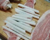 大根と大葉の肉巻き作り方2写真