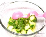 胡瓜と大葉の塩レモン即席漬け☆作り方1写真