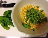 ＊とうもろこしと枝豆のかき揚げ＊作り方2写真