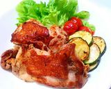 皮パリパリのチキンソテー塩レモン風味作り方13写真