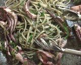 大葉香るイカ墨のスパゲッティ作り方6写真