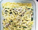 簡単！ズッキーニとベーコンの重ね焼き作り方5写真
