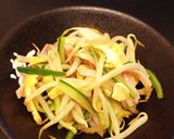 もやしときゅうりとハムの酢の物♪作り方3写真