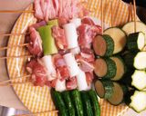 ♪塩レモンで下味、美味しいねぎま焼き鳥♪作り方3写真