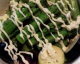 なすとアスパラのマヨチーズ焼き作り方4写真