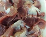 カラフル砂肝炒め作り方1写真