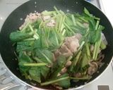 豚肉と小松菜のにんにくレモン炒め･ᴗ･作り方4写真