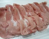 お弁当に⇒梅大葉の肉巻き〜♡作り方1写真