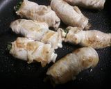 お弁当に⇒梅大葉の肉巻き〜♡作り方3写真