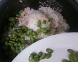 鮭チーズ、枝豆コンボの炊き込み飯!!作り方5写真