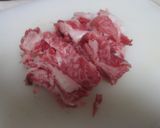 ４等和牛のちりめん山椒和え作り方1写真