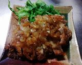 鷄モモ肉の甘酢醤油作り方8写真
