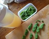 旬物はシンプルに☆モロッコ豆のおひたし作り方4写真