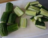 大葉と酢でさっぱり★きゅうりの醤油漬け作り方1写真