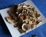 お土産の乾燥ポルチーニでリゾット作り方1写真