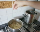 お土産の乾燥ポルチーニでリゾット作り方7写真