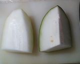 簡単　子供が喜ぶ冬瓜の鳥挽き肉そぼろあん作り方2写真