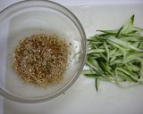 もやしを茹でずに作る簡単中華サラダ作り方2写真